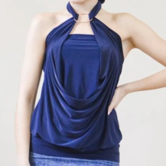 Navy Explore More Sweatshirt Top by Canadian Designer Diane Kroe - Picture 2 of 4